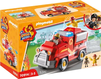 Produktbild von PLAYMOBIL Duck on Call 70914 D*O*C* - Feuerwehr Einsatzfahrzeug