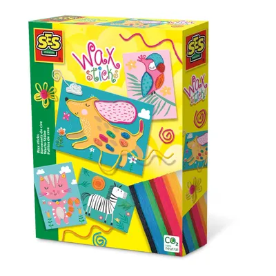 Produktbild von SES Creative Wachs Stäbe, Bastelset für Kinder, 3 Jahr(e), Mehrfarbig