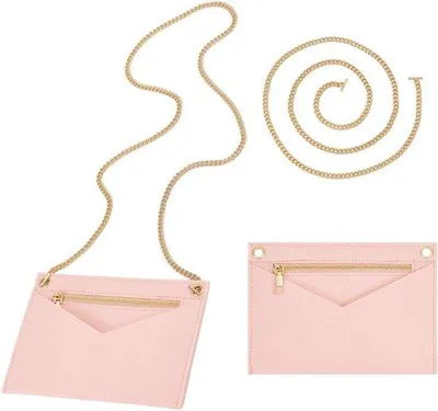 Produktbild von Famanu Handtaschen-Organizer aus Filz mit Kette - 16,25 x 20,62 cm
