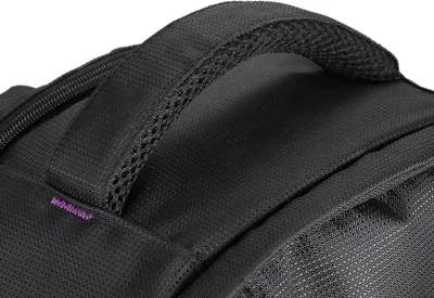 Image de Naroote Sacoche pour appareil photo, Sac à dos pour appareil photo avec compartiment pour ordinateur portable 16.93 * 11.81 * 7.48in Double fermeture éclair Sac rembourré pour reflex numérique avec sacoche imperméable pour appareil photo de protection pour la photographie en plein air (Violet)