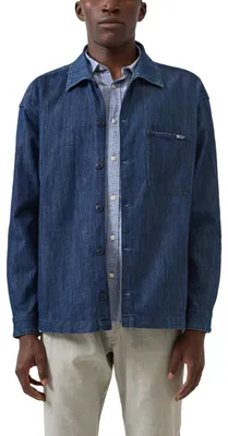 Produktbild von s.Oliver Denim-Overshirt aus Leinen-Mix – 59z8_blau