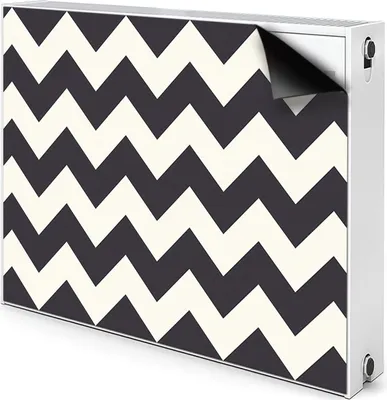 Produktbild von Magnet Verkleidung Abdeckung Heizkörperabdeckung Heizkörperabdeckung 80x60 cm  - Zickzack