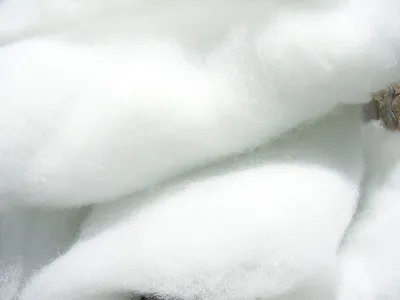 Produktbild von Schneewatte 1 kg, weiß, schwer entflammbar British Standard