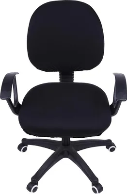 Produktbild von Computer-Bürostuhlbezug mit Stretchdruck, abnehmbarer, waschbarer Universal-Schreibtisch-Drehbezug, Schwarz