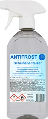 Produktbild von ANTIFROST bis -60°C Scheibenenteiser 500 ml in der Sprühflasche I Entfroster I Enteiser I Herrlan-Qualität