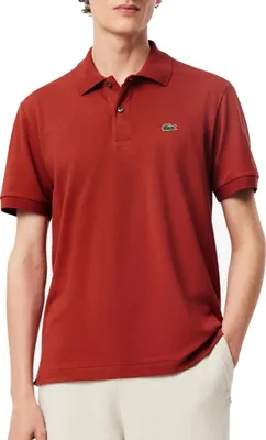 Produktbild von LACOSTE SHORT SLEEVED RIBBED COLLAR Rot
