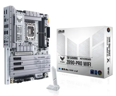 Immagine prodotto di Scheda madre ASUS TUF GAMING Z890-PRO WIFI, formato ATX, socket 1851, con porte TB4, HDMI e DisplayPort