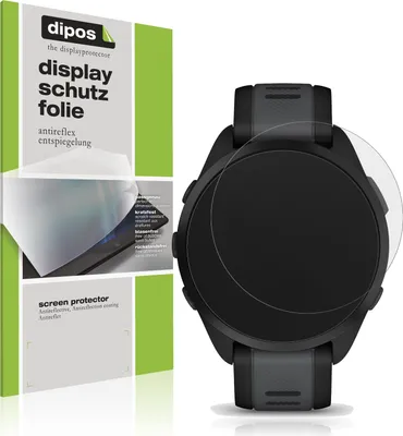 Produktbild von 6x Schutzfolie für Garmin Forerunner 165 matt Displayschutzfolie Folie Display Schutz dipos