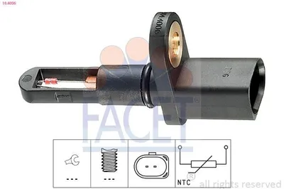 Produktbild von FACET Ansauglufttemperatursensor 10.4006 für VW Golf IV Schrägheck (1J1)