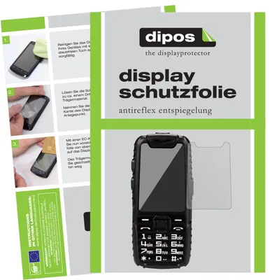 Produktbild von 2x Schutzfolie für Guophone A6 matt Displayschutzfolie Folie Display Schutz