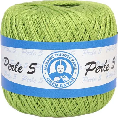 Produktbild von Madame Tricote Paris Perle 5 05527 Lime Häkelgarn