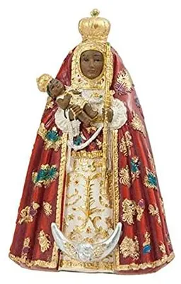 Figur Jungfrau von Candelaria, 10 cm, Harz, mehrfarbig