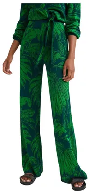 Immagine prodotto di Desigual Pantaloni da donna Danubio in maglia verde XS