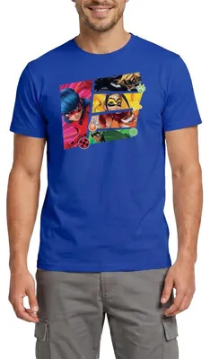 Produktbild von Spreadshirt Miraculous Superhelden Männer T-Shirt, XL, Dunkelblau