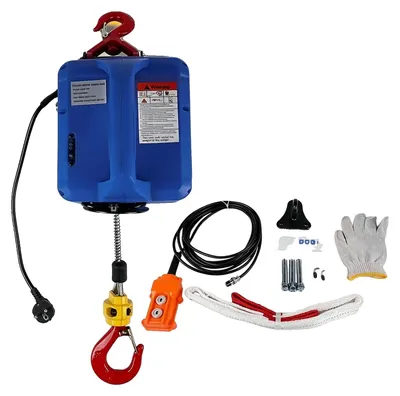 Obrázok produktu pre Elektrické navijaky, nosnosť 500 kg, výška zdvihu 7,6 m, rýchlosť zdvihu 4,8 m/min, motor 1500 W, bezdrôtové diaľkové ovládanie