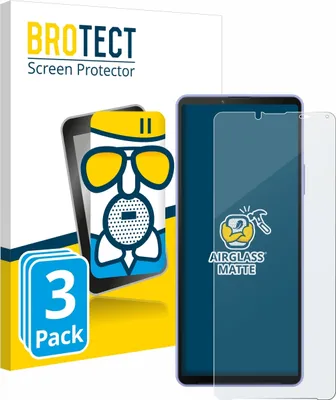 Produktbild von 3x BROTECT Entspiegelungs Schutzglas für Sony Xperia 10 IV Schutzfolie Panzer Folie Glas Display Schutz matt