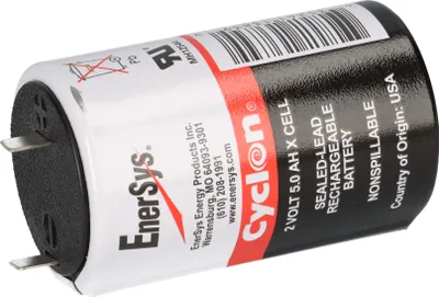Obrázok produktu pre EnerSys Hawker CYCLON X 5.0-2, článok 0800-0004, olovnatá akumulátorová batéria 2V 5Ah – konektor Faston 6,3 mm