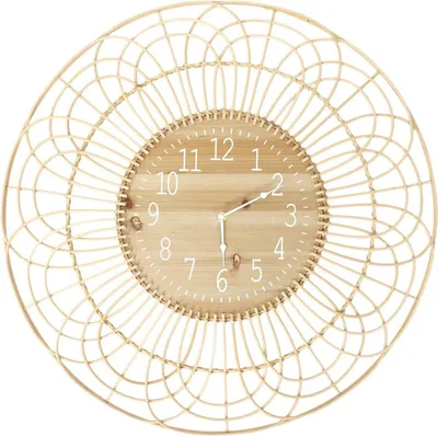 Zdjęcie produktu dla Zegar BOHO  Mauu naturalny drewno 70cm