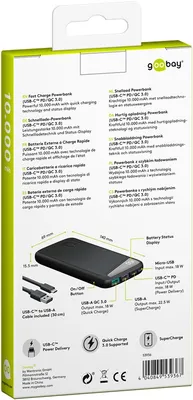 Obrázek produktu pro Schnelllade-Powerbank 10.000 mAh (USB-C™ PD, QC 3.0)