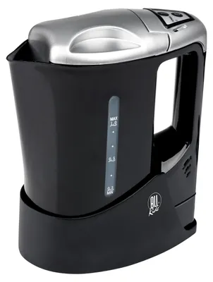 Produktbild von All Ride Wasserkocher 24V für LKW – Reisewasserkocher 0,8 L – LKW Wasserkocher 24 Volt – LKW, Boot und Wohnwagen – Thermoschutz – automatische Abschaltung – Schwarz