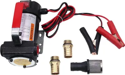Zdjęcie produktu dla Pompa samozasysająca, wytrzymałe żeliwo, wydajne przekazywanie paliwa, 12 V, czarna, UE