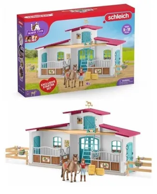 Produktbild von schleich HORSE CLUB 72222, Bauernhof, Buildings, Horse Stable, Horse with rider, Horses, 5 Jahr(e), Mehrfarbig, Kunststoff