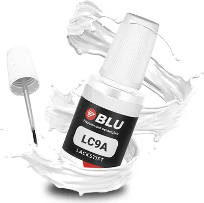 Produktbild von BLU Auto Lackstift Weiss kompatibel für Volkswagen LC9A Pureweiss | Auto Lack Reparatur Ausbesserungslack