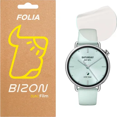 Produktbild von Matte Folie für Xiaomi Watch S4 41 mm, Bizon Glass Watch Film Sun