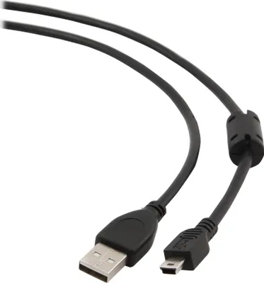 Produktbild von gembird USB-Kabel  2.0 auf Mini-USB-Stecker schwarz 1,8m