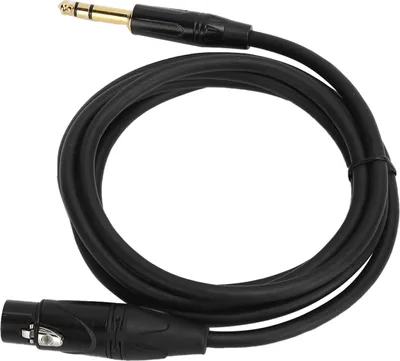 Immagine prodotto di JORINDO Cavo microfonico di collegamento del segnale bilanciato da XLR femmina a jack da 1/4 di pollice da 6,35 mm (JD6002-2 m / 6,6 piedi)