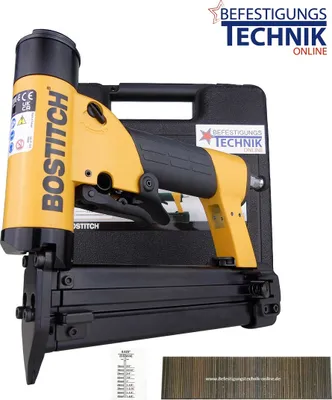 Image de BOSTITCH cloueur pneumatique à tige TU-216-2330K-E, cloueur à tige, 1/4 BSP, boîtier aluminium, 12-30mm