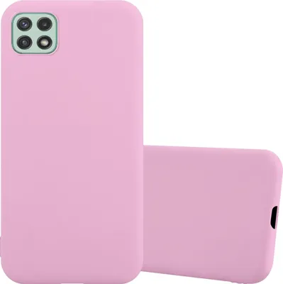 Produktbild von Cadorabo Hülle für Samsung Galaxy A22 5G Schutzhülle in Rosa Handyhülle TPU Silikon Etui Case Cover