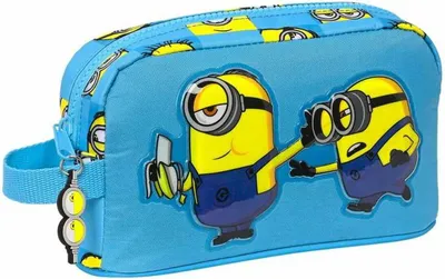 Zdjęcie produktu dla Thermo-Vesperbox Minions Minionstatic Blau (21,5 x 12 x 6,5 cm)