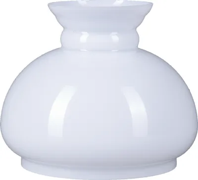 Produktbild von Lampenglas Petroleumglas Glasschirm Ø 120mm Ersatzglas Weiß