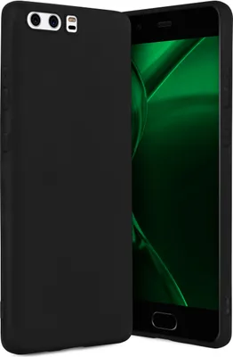 Produktbild von ONEFLOW® Slim Case kompatibel mit Huawei P10 Lite - Hülle ultra dünn aus Silikon, Schwarz