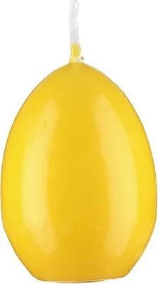 Produktbild von Kopschitz Kerzen Eierkerzen Goldgelb, 60 x 45 mm, 6 Stück