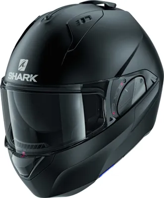 Produktbild von Shark Evo-ES Blank Klapphelm, schwarz matt, XS (53/54)