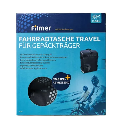 Obrázok produktu pre Filmer Premium 49602 Cyklistická taška Travel 15 litrov
