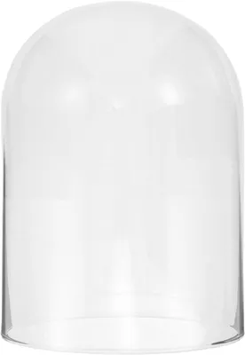 Productafbeelding van Glazen Stolp - Vitrine Koepel - Klokken Beschermen - Specifieke Vorm - 16 x 12 x 12 cm - Transparant