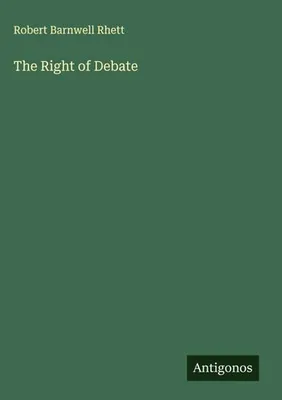 Produktbild von The Right of Debate