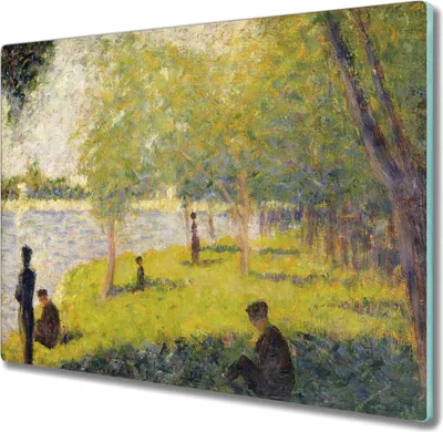 Produktbild von Coloray Herdabdeckplatte 60x52 cm Schneidebrett Kochplattenabdeckung Küchenbrett Hackbrett - Lebenmalerei Baum