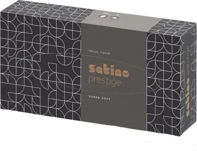 Produktbild von Satino Kosmetiktuch 206450 2lagig hochweiß 100 St./Pack