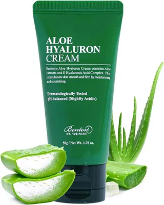 Produktbild von BENTON Aloe Hyaluron Cream 50g Gesichtscreme für alle Hauttypen Korea Kosmetik