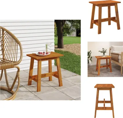 Produktbild von vidaXL Hocker 45x29x45 cm Rechteckig Massivholz Akazie -  Klappstühle & Hocker