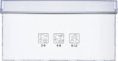 Produktbild von easyPART passend für 4636510200 Beko Gefrierschubladenblende unten 445x235mm für KühlGefrierKombination