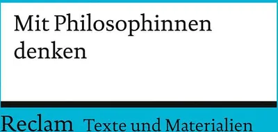 Produktbild von Mit Philosophinnen denken