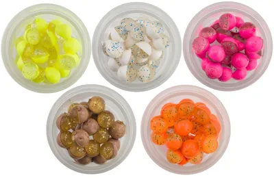 Produktbild von Berkley Powerbait Power Clear Eggs Floating - 14g Fischeier, Farbe/Aroma:Clear Silver-Fl. Yellow / PowerBait