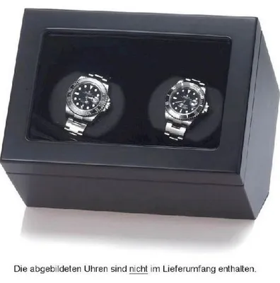 Produktbild von Portax - 1003194002 - Uhrenbeweger - für 2 Uhren - Klavierlack - Opus