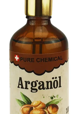 Immagine prodotto di PURE CHEMICAL | Olio di Argan | Olio per capelli | Olio per la pelle | Spremuto a freddo | 100 ml