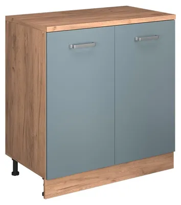 Obrázek produktu pro Skříň do podkroví Vicco Rion Modrošedá 80 x 81.6 cm bez šikminy se 2 dveřmi, Model 60864